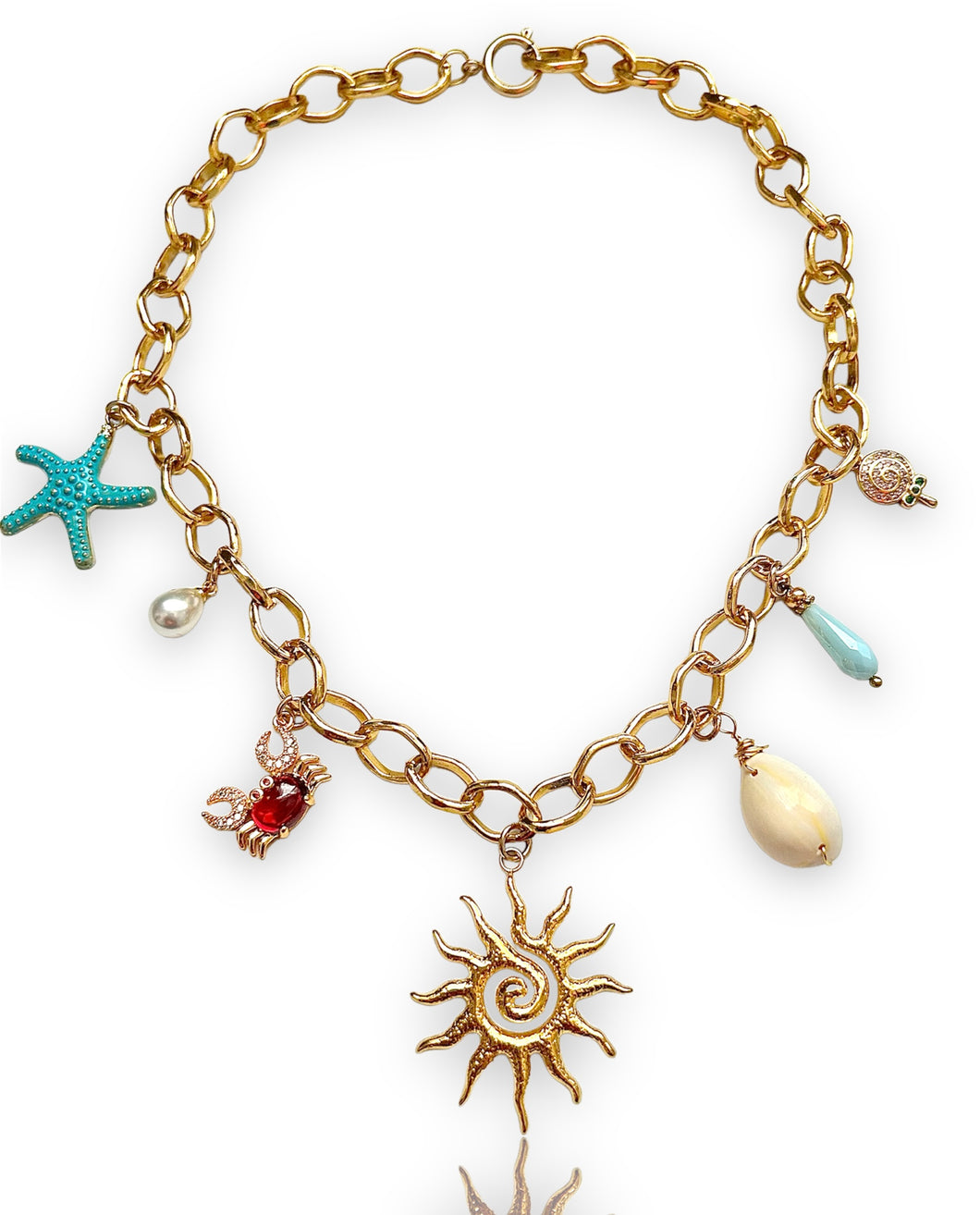 Charms necklace tropically