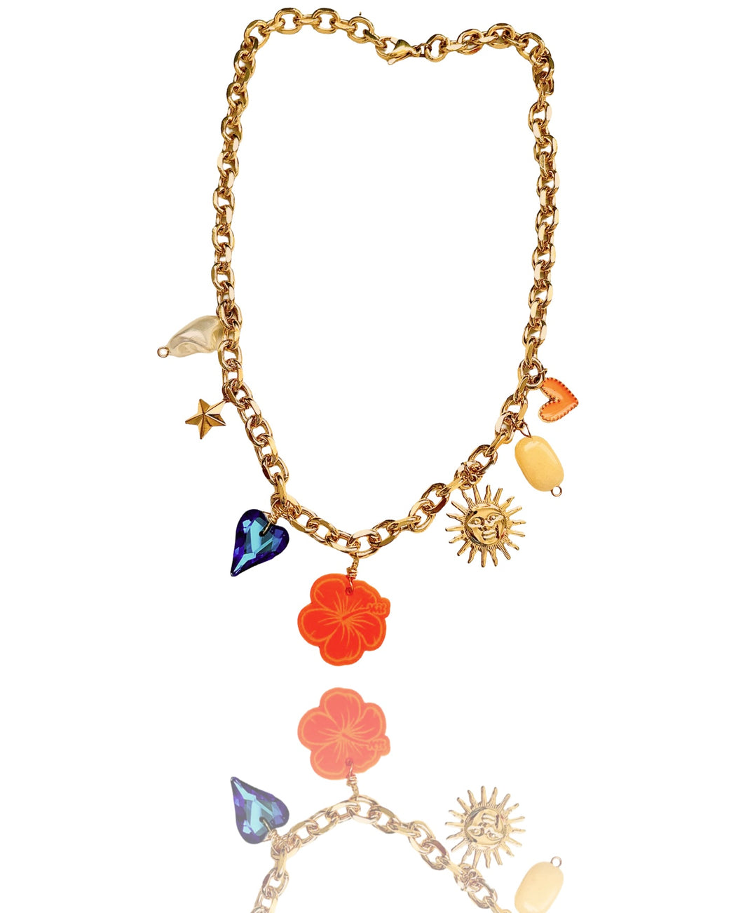 Charms necklace Amapola