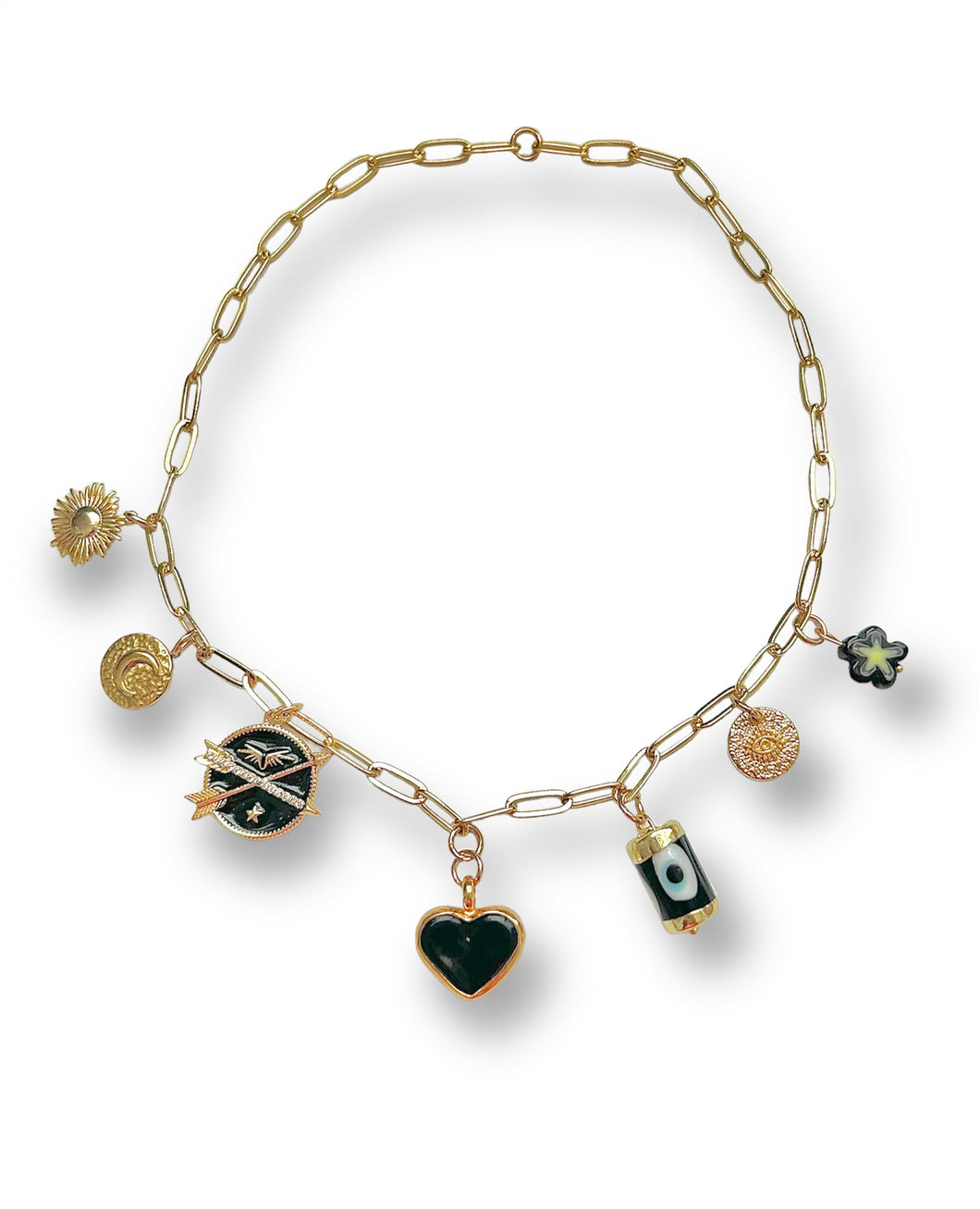 Charms necklace love