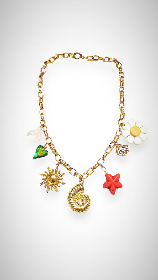 Caribe charms necklace